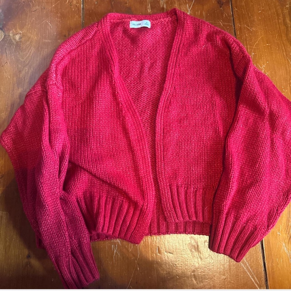 Hollister Bright Red Women's Cardigan
